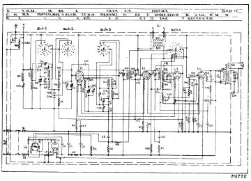 Philips 423AU schematic circuit diagram